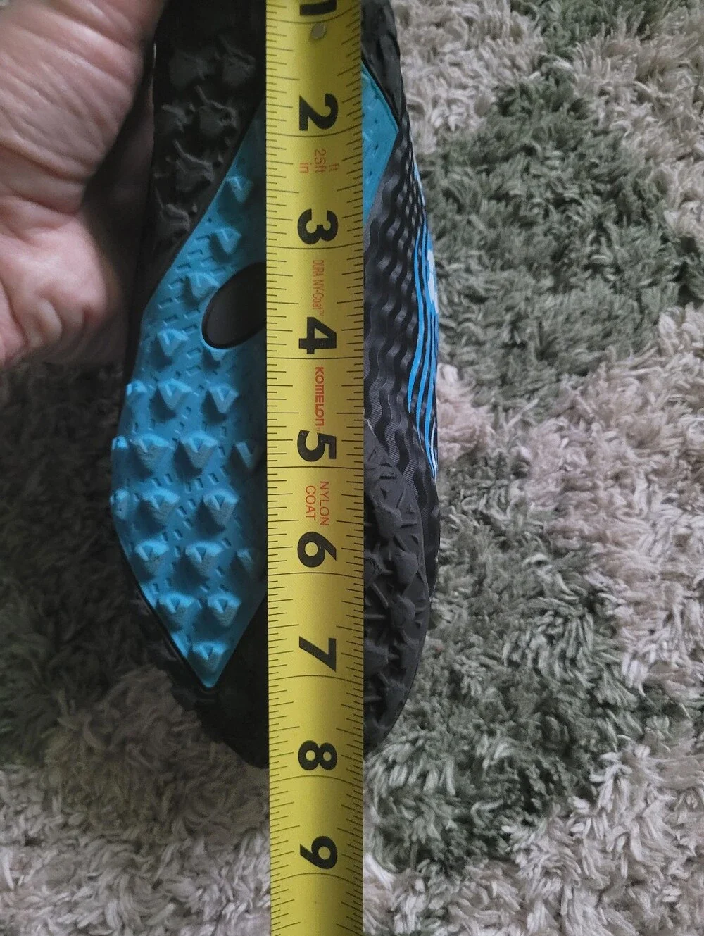 Kids' Blue Athletic Sneakers-soccer Cleats
